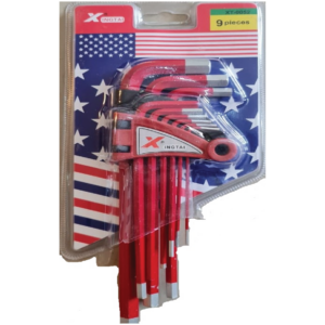 Allen Key 9Pce Blister Card