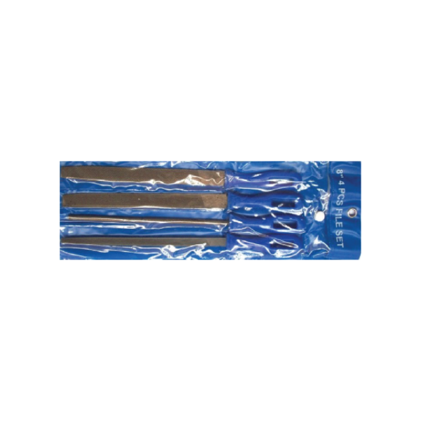File Steel 4Pce 8" Carded