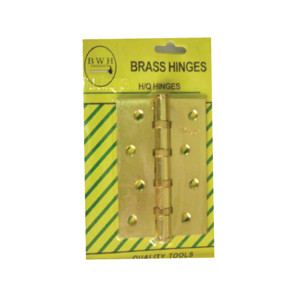 Hinges Brass 4" Crd H/Q (9820)